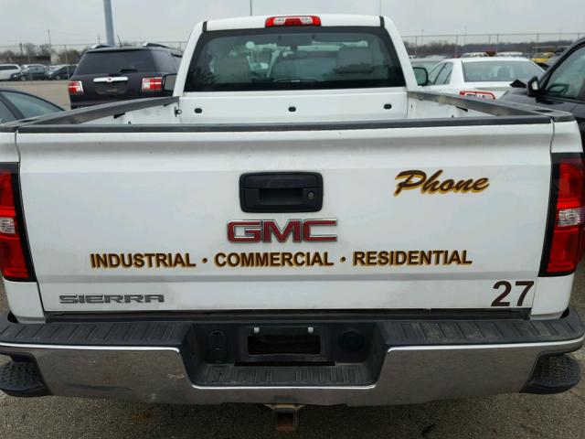 1GTN1TECXFZ238529 - 2015 GMC SIERRA C15 WHITE photo 6