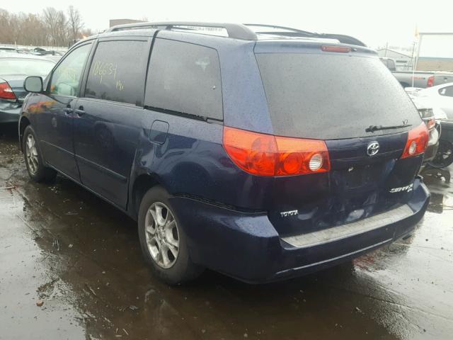 5TDBA22C66S074585 - 2006 TOYOTA SIENNA XLE BLUE photo 3