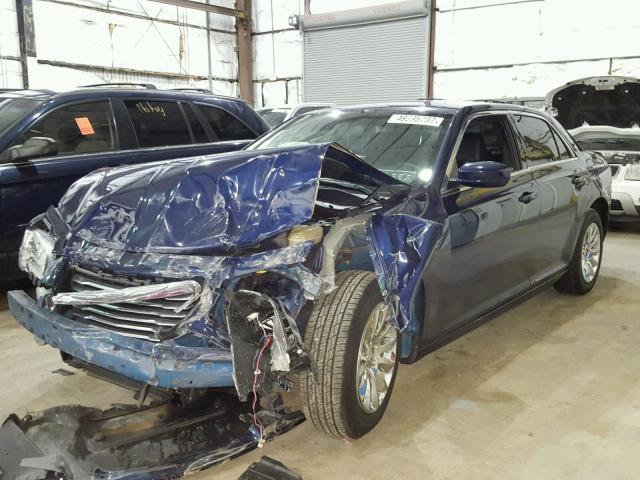 2C3CCAAG8EH378838 - 2014 CHRYSLER 300 BLUE photo 2