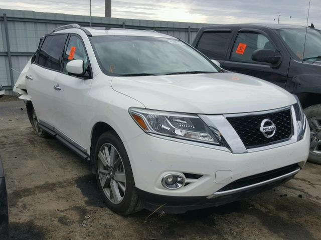 5N1AR2MM1EC654901 - 2014 NISSAN PATHFINDER WHITE photo 1