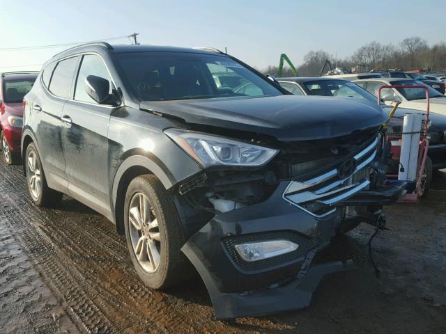 5XYZUDLA5DG105592 - 2013 HYUNDAI SANTA FE S BLACK photo 1