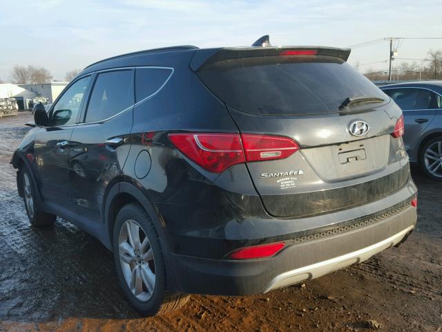 5XYZUDLA5DG105592 - 2013 HYUNDAI SANTA FE S BLACK photo 3