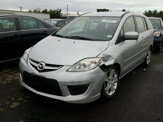 JM1CR29L590327552 - 2009 MAZDA 5 SILVER photo 2