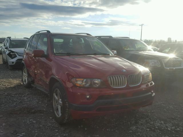 5UXFA93585LE83229 - 2005 BMW X5 4.8IS RED photo 1