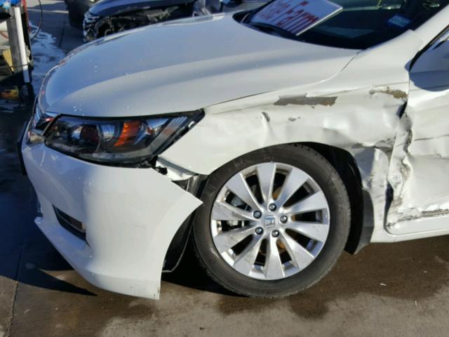 1HGCR3F86DA021454 - 2013 HONDA ACCORD EXL WHITE photo 9