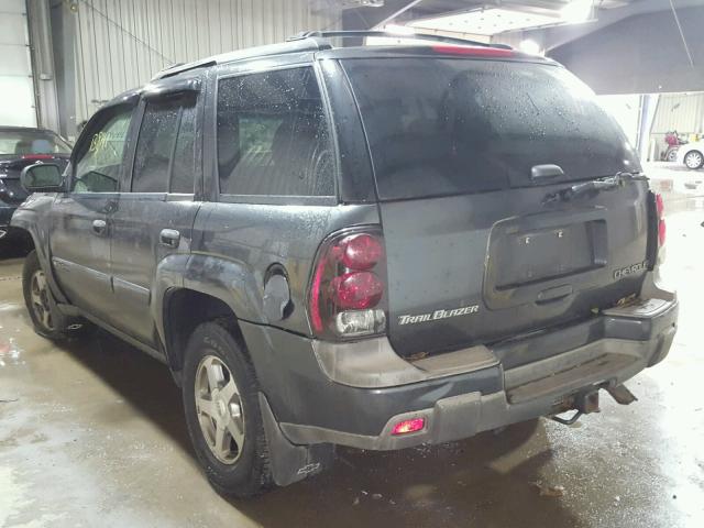 1GNDT13S432271705 - 2003 CHEVROLET TRAILBLAZE CHARCOAL photo 3