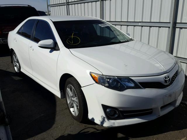 4T1BF1FK7CU576814 - 2012 TOYOTA CAMRY BASE WHITE photo 1