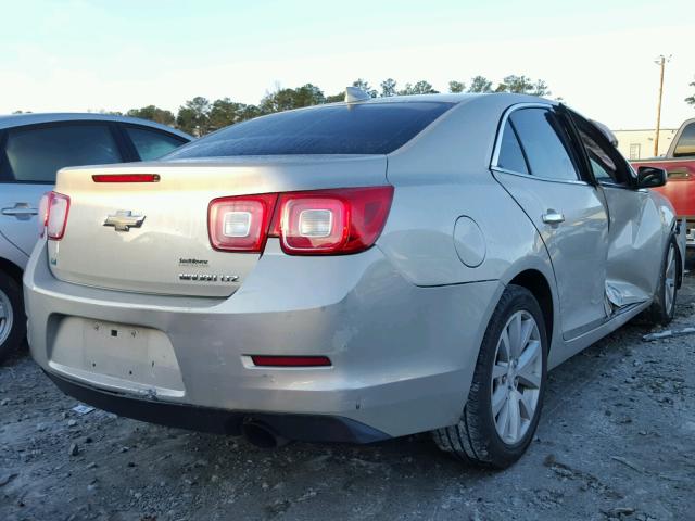 1G11F5SL2FF206099 - 2015 CHEVROLET MALIBU LTZ 银色 照片 4