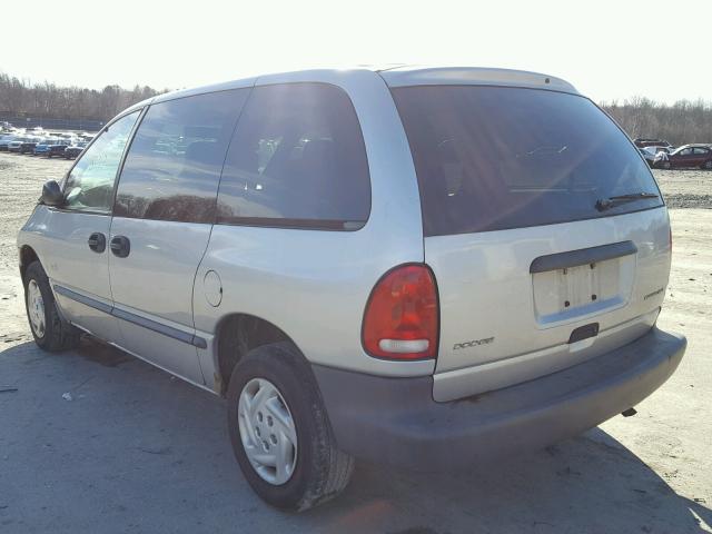 2B4GP25G5YR792141 - 2000 DODGE CARAVAN SILVER photo 3