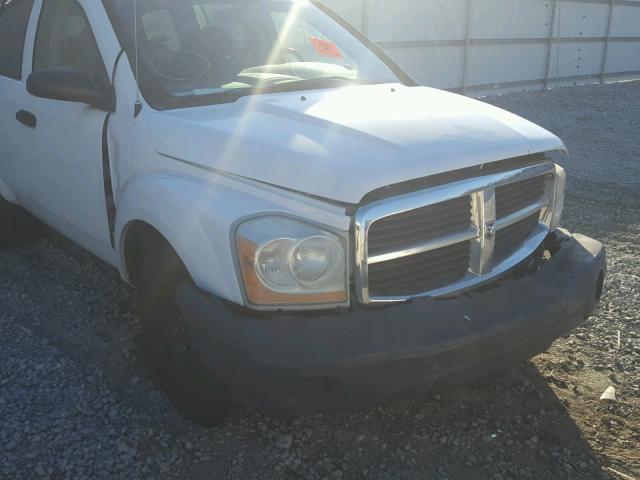 1D4HD38K85F527788 - 2005 DODGE DURANGO ST WHITE photo 9