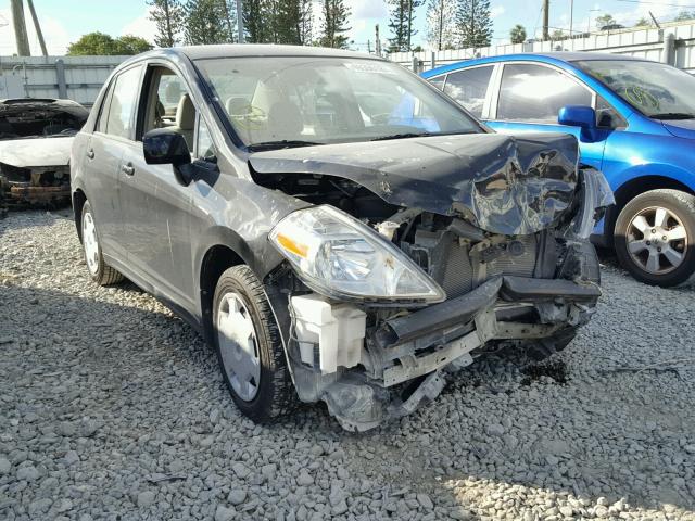 3N1BC11E99L441788 - 2009 NISSAN VERSA S BLACK photo 1