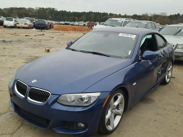 WBAKE3C56DE771300 - 2013 BMW 328 I BLUE photo 2