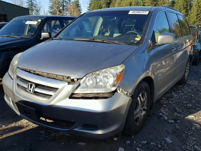 5FNRL38426B125714 - 2006 HONDA ODYSSEY EX SILVER photo 2