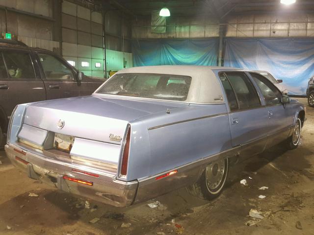 1G6DW5272PR726829 - 1993 CADILLAC FLEETWOOD BLUE photo 4