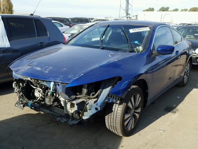 1HGCS1B35BA003589 - 2011 HONDA ACCORD LX- BLUE photo 2