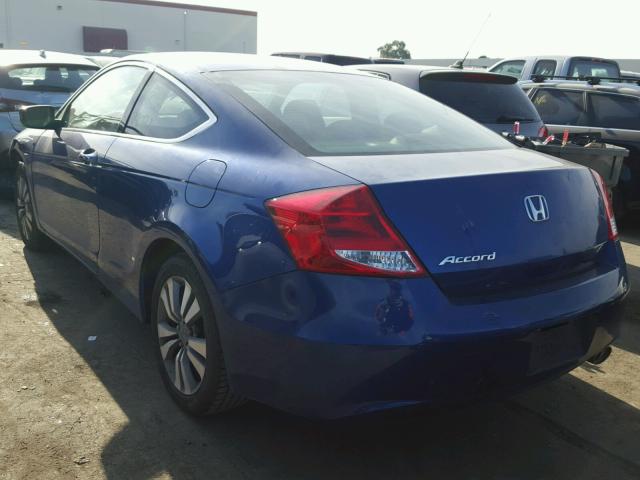 1HGCS1B35BA003589 - 2011 HONDA ACCORD LX- BLUE photo 3