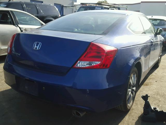 1HGCS1B35BA003589 - 2011 HONDA ACCORD LX- BLUE photo 4