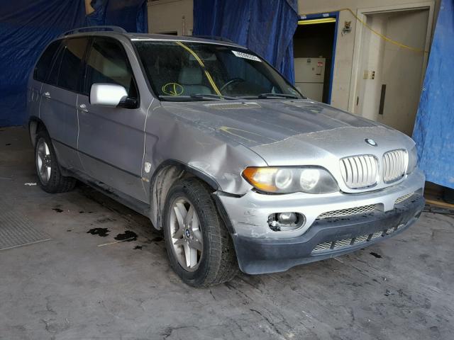 5UXFB53554LV06385 - 2004 BMW X5 4.4I SILVER photo 1