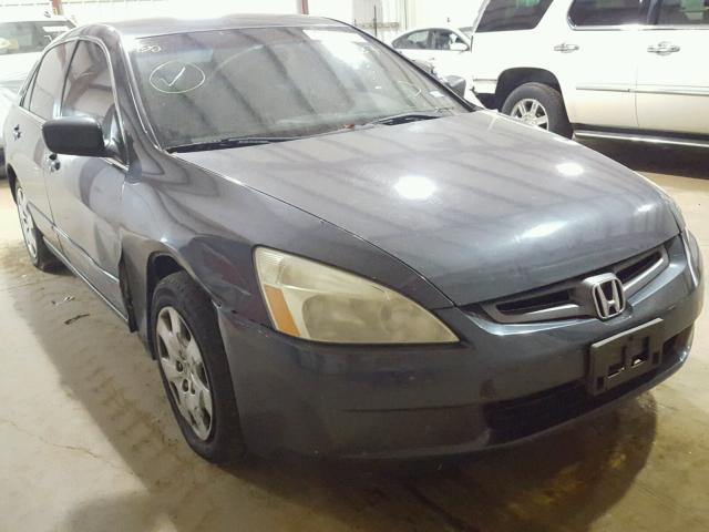 1HGCM66334A102187 - 2004 HONDA ACCORD LX BLUE photo 1