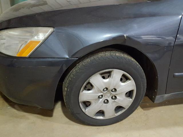 1HGCM66334A102187 - 2004 HONDA ACCORD LX BLUE photo 9