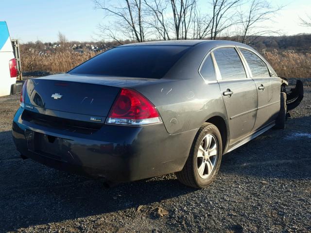 2G1WG5E35C1273507 - 2012 CHEVROLET IMPALA LT CHARCOAL photo 4