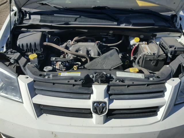 2D4RN4DE1AR326311 - 2010 DODGE GRAND CARA WHITE photo 7