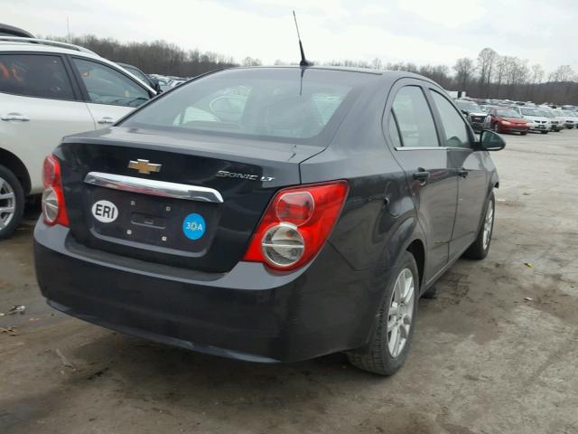 1G1JC5SG1D4125308 - 2013 CHEVROLET SONIC LT BLACK photo 4