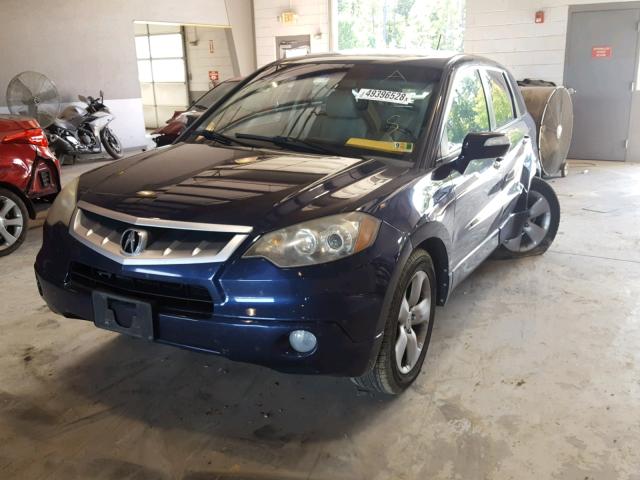 5J8TB18248A008158 - 2008 ACURA RDX BLUE photo 2