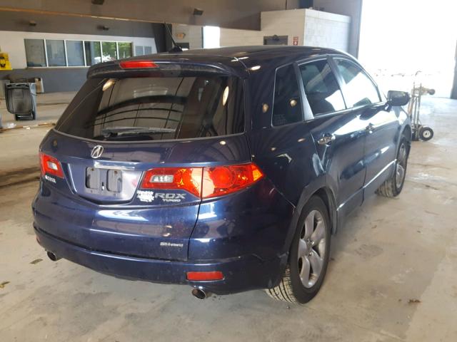 5J8TB18248A008158 - 2008 ACURA RDX BLUE photo 4