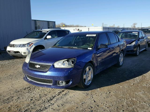 1G1ZW53106F165858 - 2006 CHEVROLET MALIBU SS BLUE photo 2