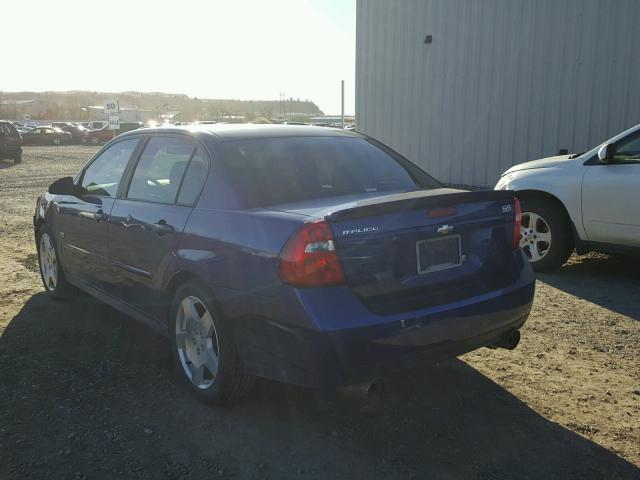 1G1ZW53106F165858 - 2006 CHEVROLET MALIBU SS ლურჯი ფოტო 3