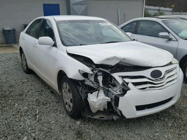 4T1BF3EK6AU570450 - 2010 TOYOTA CAMRY BASE WHITE photo 1