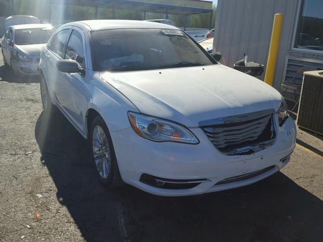 1C3CCBCBXCN169368 - 2012 CHRYSLER 200 LIMITE WHITE photo 1