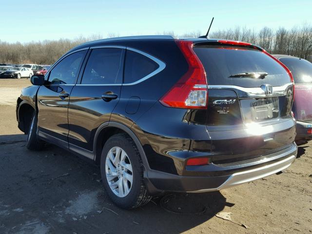 2HKRM3H71FH513171 - 2015 HONDA CR-V EXL BLACK photo 3