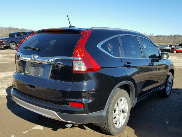 2HKRM3H71FH513171 - 2015 HONDA CR-V EXL BLACK photo 4