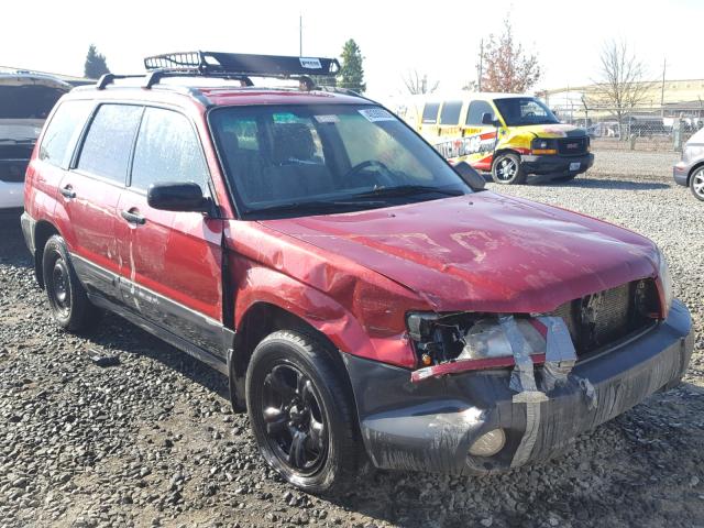 JF1SG63674H735028 - 2004 SUBARU FORESTER 2 BURGUNDY photo 1