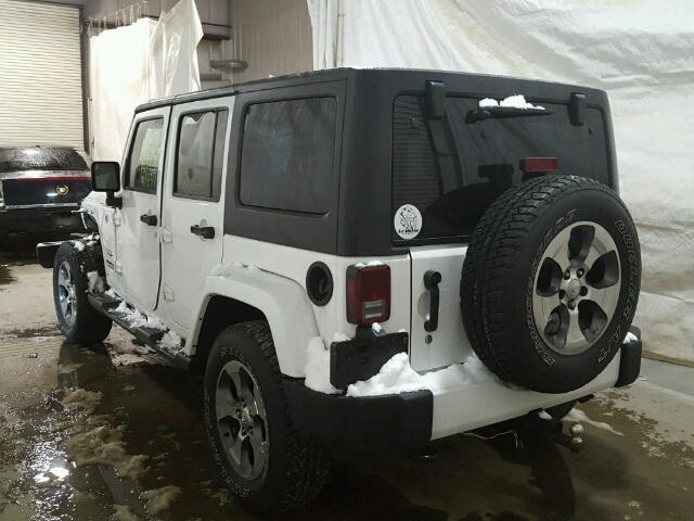 1C4HJWEG9GL253299 - 2016 JEEP WRANGLER U WHITE photo 3