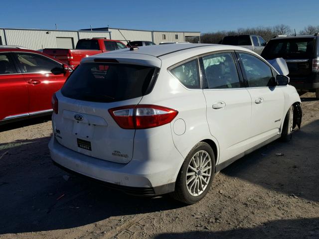 1FADP5BU2GL104420 - 2016 FORD C-MAX SEL WHITE photo 4