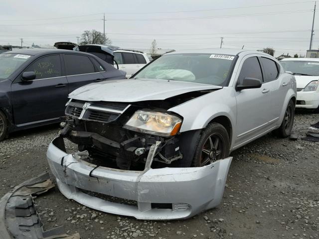 1B3LC46B89N566087 - 2009 DODGE AVENGER SE SILVER photo 2