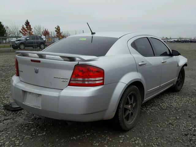 1B3LC46B89N566087 - 2009 DODGE AVENGER SE SILVER photo 4