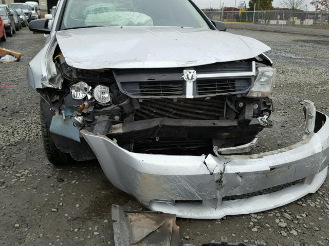 1B3LC46B89N566087 - 2009 DODGE AVENGER SE SILVER photo 9