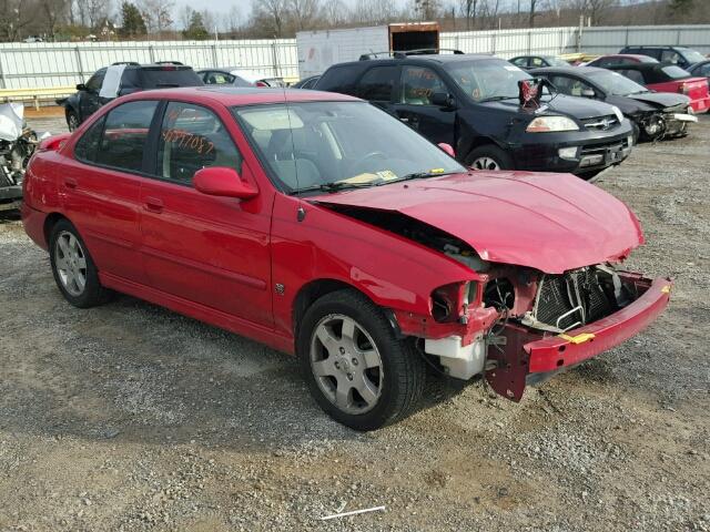 3N1AB51D16L454866 - 2006 NISSAN SENTRA SE- RED photo 1