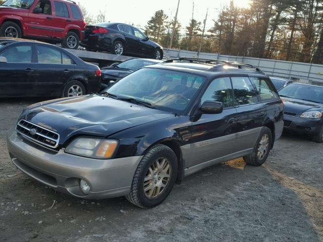 4S3BH896717633319 - 2001 SUBARU LEGACY OUT BLACK photo 2