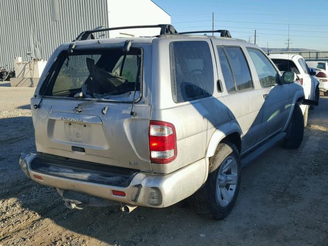 JN8DR09YX2W702797 - 2002 NISSAN PATHFINDER SILVER photo 4