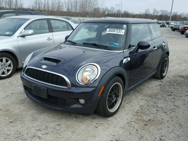 WMWMF735X8TT93724 - 2008 MINI COOPER S BLACK photo 2