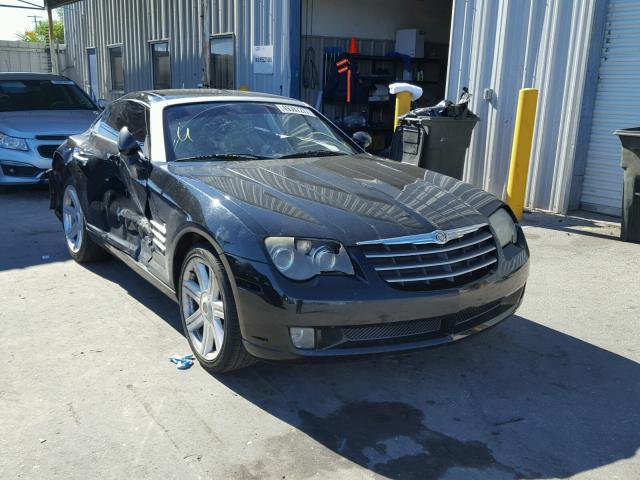 1C3AN69L54X019828 - 2004 CHRYSLER CROSSFIRE BLACK photo 1