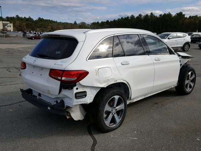 WDC0G4KB0GF015794 - 2016 MERCEDES-BENZ GLC 300 4M WHITE photo 4