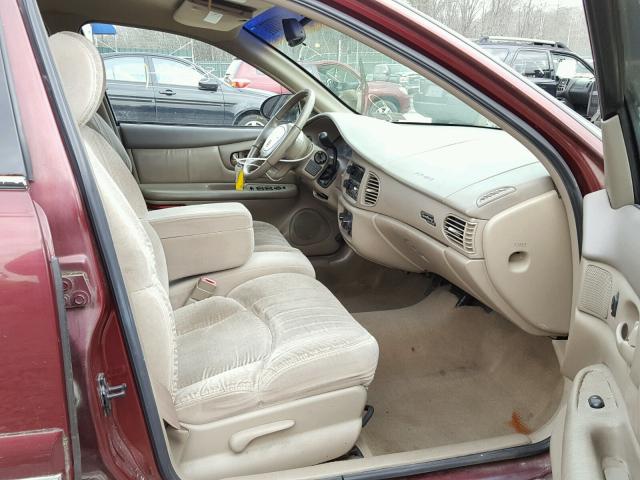 2G4WS52M3X1632051 - 1999 BUICK CENTURY CU MAROON photo 5