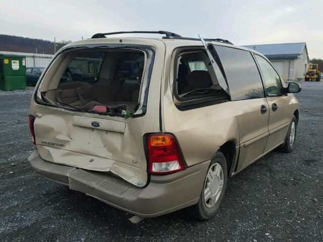 2FMZA514X1BB06762 - 2001 FORD WINDSTAR L TAN photo 4