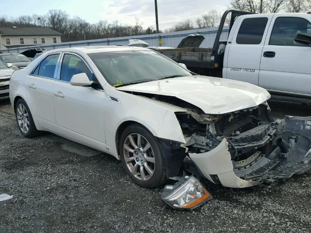 1G6DP57V880116024 - 2008 CADILLAC CTS HI FEA WHITE photo 1